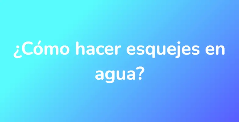 ¿Cómo hacer esquejes en agua?